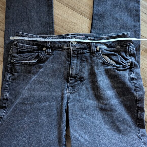 Cabi Black Denim High Straight Jeans, 8 - Picture 4 of 7